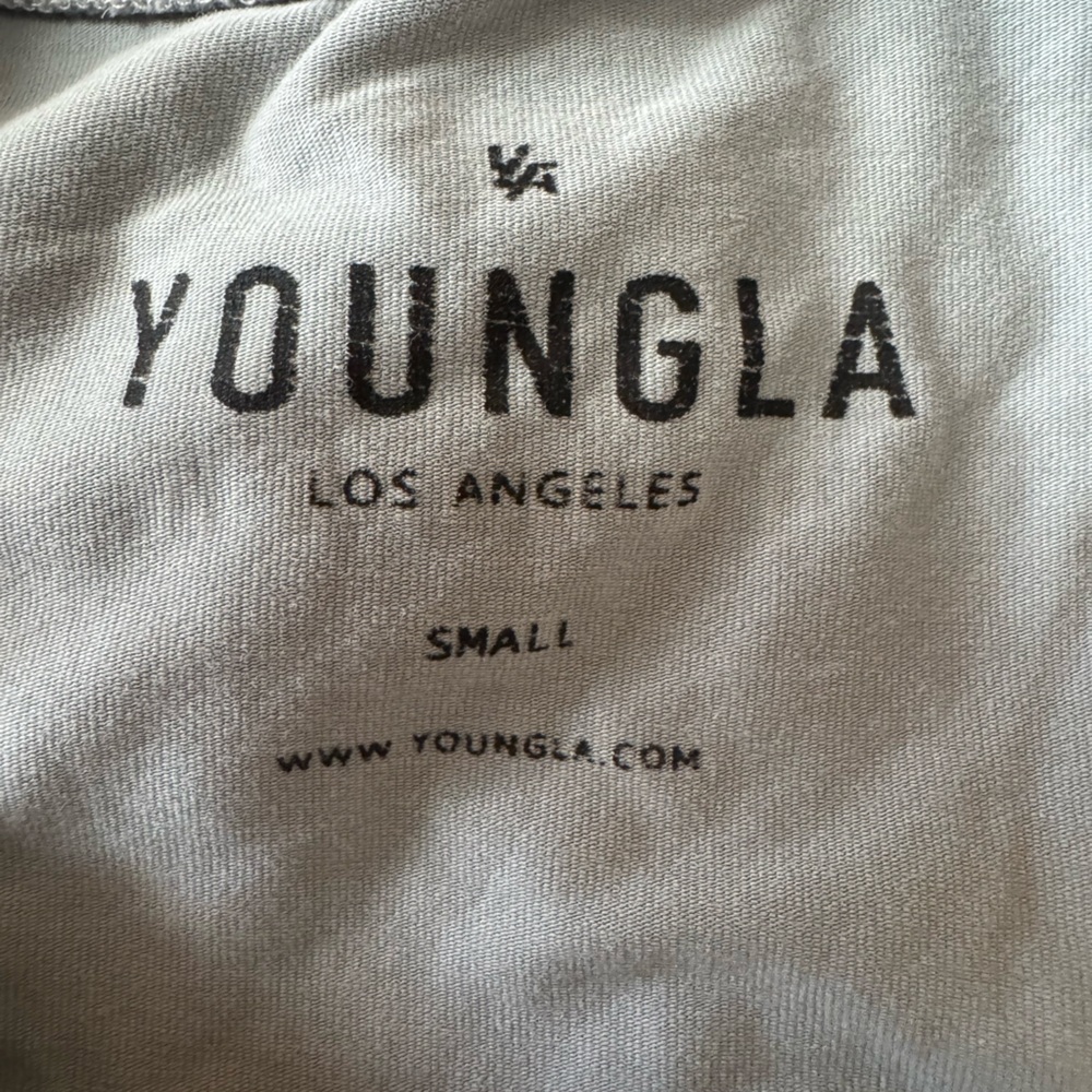 YoungLA Cloud Design Short Sleeve Tee - Gray - Picture 2 of 4